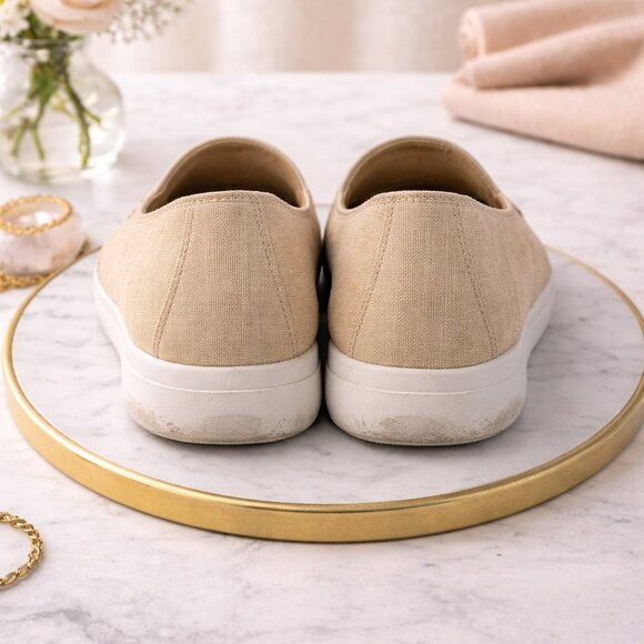 Clarks Beige Slip-On Shoes – Size 8.5 - Picture 4 of 5